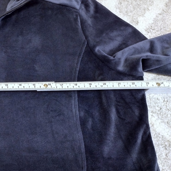 Croft & Barrow Women's XXL Navy Blue Super Soft Pull Over Sweater 1/4 Zipper 2XL - Picture 5 of 7